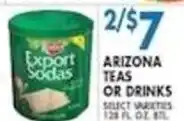 Compare Foods Arizona teas or drinks offer