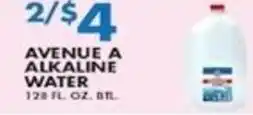 Compare Foods Avenue A alkaline water offer