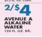 Compare Foods Avenue A alkaline water offer