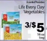 Fine Fare Life Every Day Vegetables offer