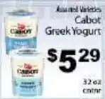 Fine Fare Cabot Greek Yogurt offer