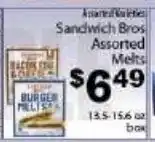 Fine Fare Sandwich Bros Assorted Melts offer
