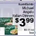 Fine Fare Michael Angelo Italian Dinners offer