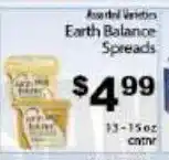 Fine Fare Earth Balance Spreads offer