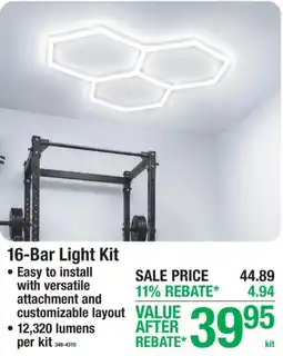 Menards 16-Bar Light Kit offer