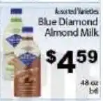 Fine Fare Blue Diamond Almond Milk offer