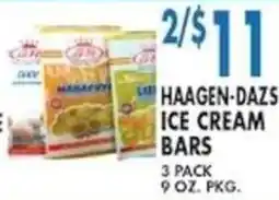 Compare Foods Haagen-Dazs ice cream bars offer