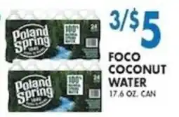 Compare Foods Poland Spring Foco Coconut Water offer