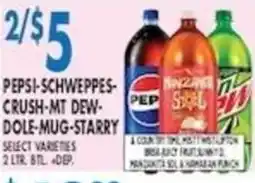 Compare Foods Pepsi-Schweppes-Crush-Mt Dew-Dole-Mug-Starry offer