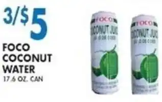 Compare Foods Foco coconut water offer