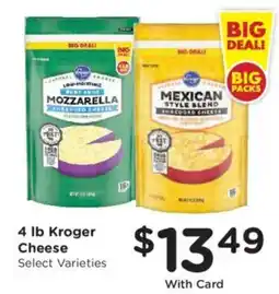 Kroger Kroger cheese offer