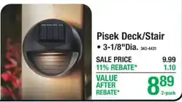 Menards Pisek Deck/Stair offer
