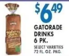 Compare Foods Gatorade drinks offer