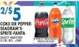 Compare Foods Coke Dr Pepper Seagram's Sprite Fanta offer