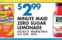 Compare Foods Minute Maid Zero Sugar Lemonade offer