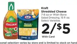Kroger Kraft shredded cheese offer