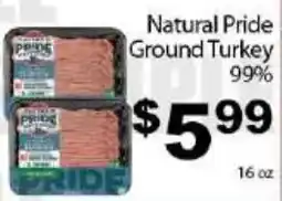 Fine Fare Natural Pride Ground Turkey offer
