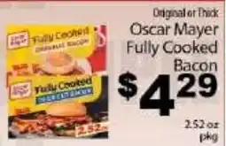 Fine Fare Oscar Mayer Fully Cooked Bacon offer
