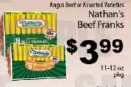 Fine Fare Nathan's Beef Franks offer