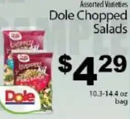 Fine Fare Dole chopped salads offer
