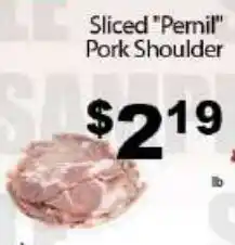 Fine Fare Sliced Pemil Pork Shoulder offer