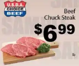 Fine Fare U.S.D.A. Choice Beef Chuck Steak offer