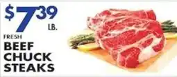 Compare Foods Fresh Beef Chuck Steaks offer
