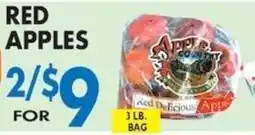 Compare Foods Red apples offer