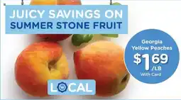 Kroger Georgia Yellow Peaches offer