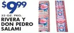 Compare Foods Rivera Y Don Pedro Salami offer
