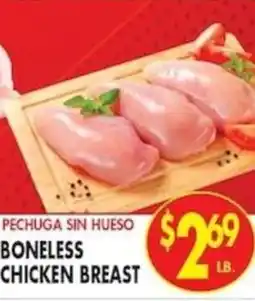 Compare Foods Pechuga sin hueso boneless chicken breast offer