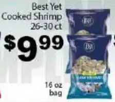 Fine Fare Best Yet Cooked Shrimp offer