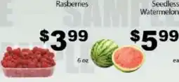 Fine Fare Raspberries offer