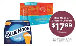 Kroger Blue Moon or Creature Comfort offer