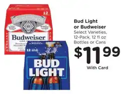 Kroger Bud Light or Budweiser offer