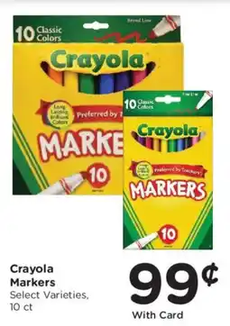 Kroger Crayola Markers offer