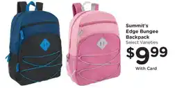 Kroger Summit's Edge Bungee Backpack offer