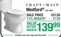 Menards Craft + Main Medford offer