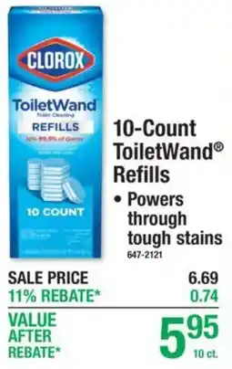 Menards Clorox toiletwand refills offer