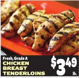 Gristedes Fresh, Grade A Chicken Breast Tenderloins offer