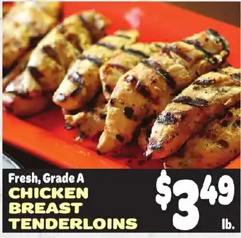 Gristedes Fresh, Grade A Chicken Breast Tenderloins offer