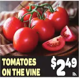 Gristedes Tomatoes on the vine offer