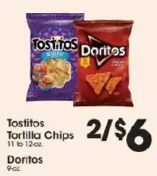 Price Rite Tostitos Tortilla Chips offer