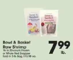 Price Rite Bowl & Basket Raw Shrimp offer