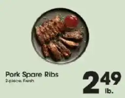 Price Rite Pork Spare Ribs offer