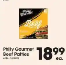 Price Rite Philly Gourmet Beef Patties offer