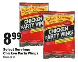 Big Y Select Servings Chicken Party Wings offer