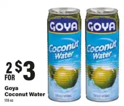Big Y Goya Coconut Water offer