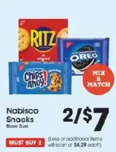 Price Rite Nabisco Snacks offer