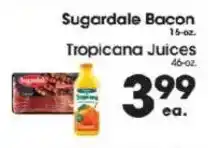 Price Rite Sugardale bacon offer